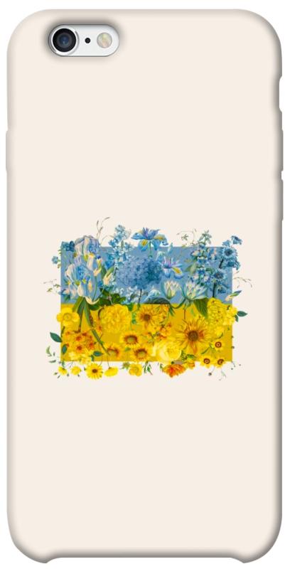 Чохол itsPrint Flower flag для Apple iPhone 6/6s (4.7"), love ukraine, купити оптом з доставкою