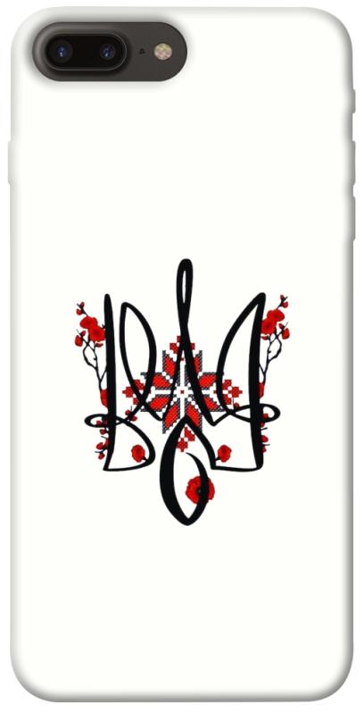 Чохол itsPrint Flower symbol для Apple iPhone 7 plus / 8 plus (5.5"), love ukraine, купити оптом з доставкою