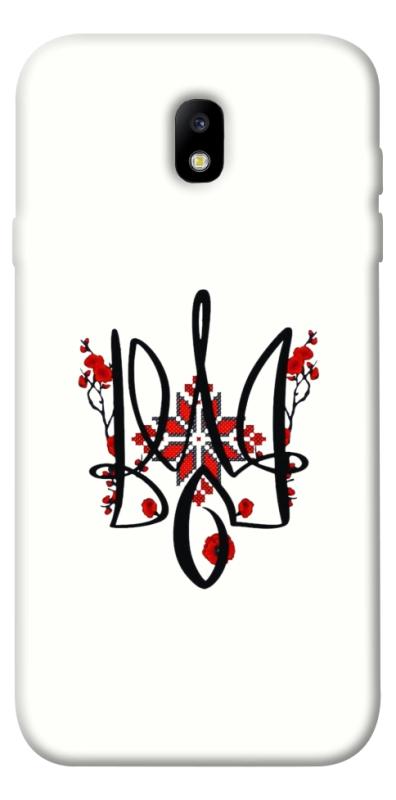 Чохол itsPrint Flower symbol для Samsung J730 Galaxy J7 (2017), love ukraine, купити оптом з доставкою