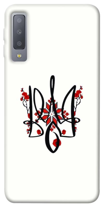 Чохол itsPrint Flower symbol для Samsung A750 Galaxy A7 (2018), love ukraine, купити оптом з доставкою