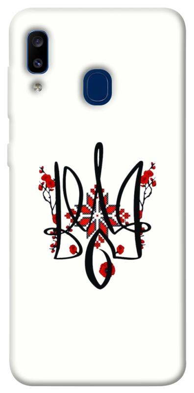 Чохол itsPrint Flower symbol для Samsung Galaxy A20 / A30, love ukraine, купити оптом з доставкою