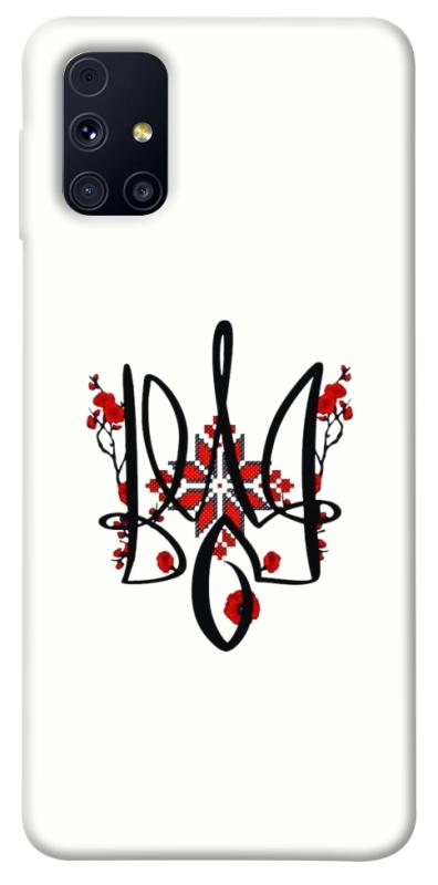 Чохол itsPrint Flower symbol для Samsung Galaxy M31s, love ukraine, купити оптом з доставкою