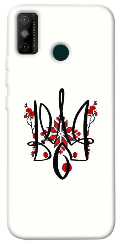 Чохол itsPrint Flower symbol для TECNO Spark 6 Go, love ukraine, купити оптом з доставкою