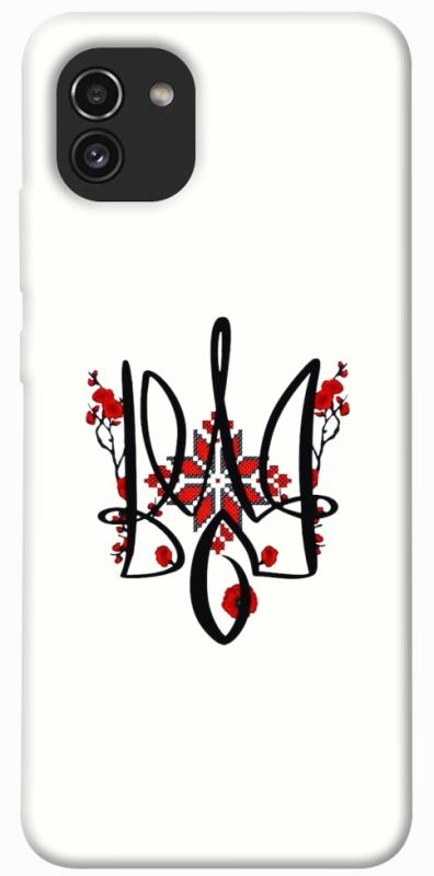 Чохол itsPrint Flower symbol для Samsung Galaxy A03, love ukraine, купити оптом з доставкою