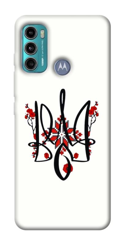 Чохол itsPrint Flower symbol для Motorola Moto G60, love ukraine, купити оптом з доставкою