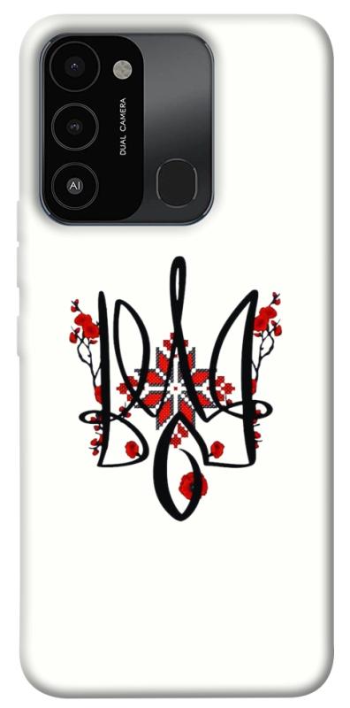 Чохол itsPrint Flower symbol для TECNO Spark 8C, love ukraine, купити оптом з доставкою