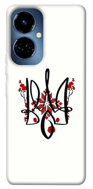 Чохол itsPrint Flower symbol для TECNO Camon 19 (CI6n) / 19 Pro (CI8n), love ukraine, купити оптом з доставкою