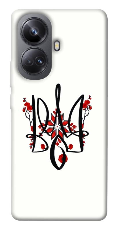 Чохол itsPrint Flower symbol для Realme 10 Pro+, love ukraine, купити оптом з доставкою