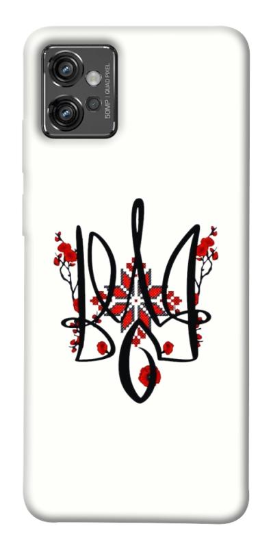 Чохол itsPrint Flower symbol для Motorola Moto G32, love ukraine, купити оптом з доставкою