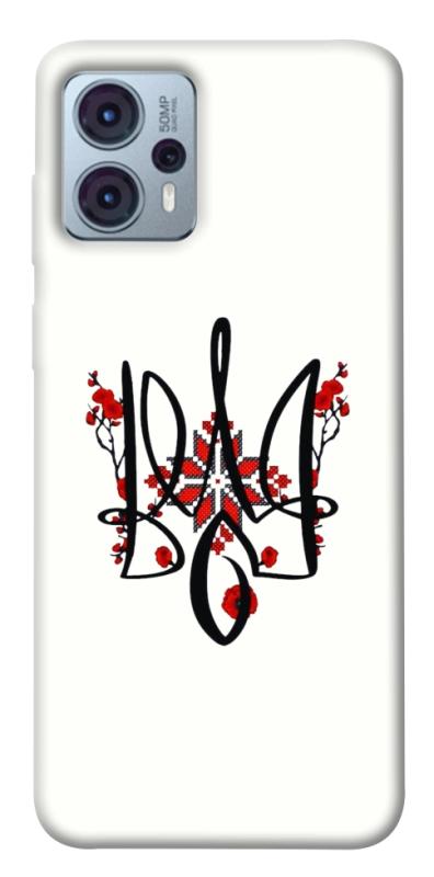 Чохол itsPrint Flower symbol для Motorola Moto G23, love ukraine, купити оптом з доставкою