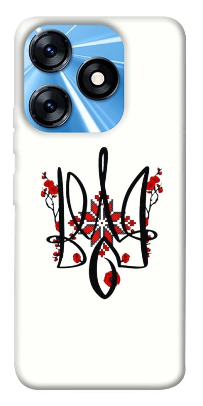 Чохол itsPrint Flower symbol для TECNO Spark 10 Pro, love ukraine, купити оптом з доставкою