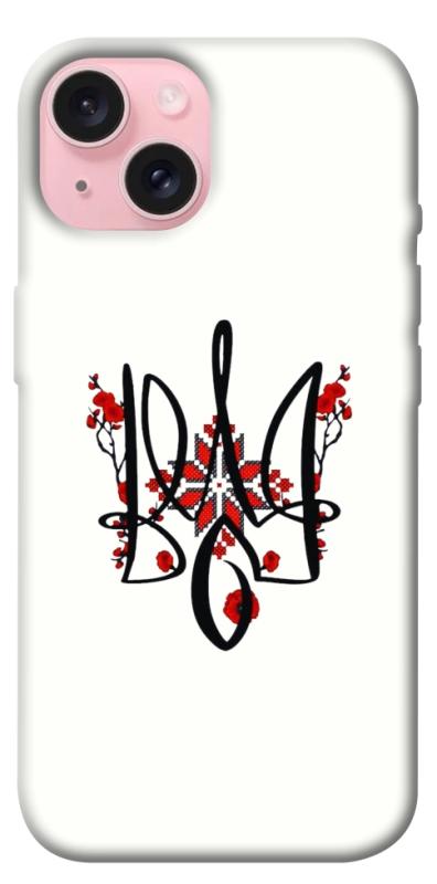 Чохол itsPrint Flower symbol для Apple iPhone 15 (6.1"), love ukraine, купити оптом з доставкою