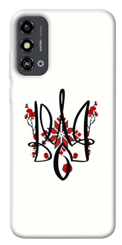 Чохол itsPrint Flower symbol для ZTE Blade A53, love ukraine, купити оптом з доставкою