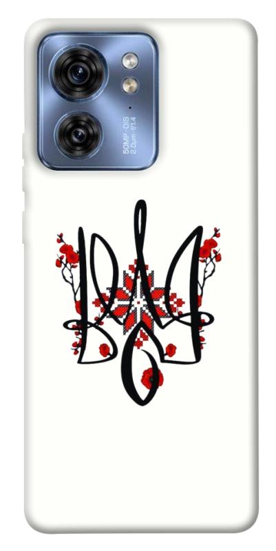 Чохол itsPrint Flower symbol для Motorola Edge 40, love ukraine, купити оптом з доставкою