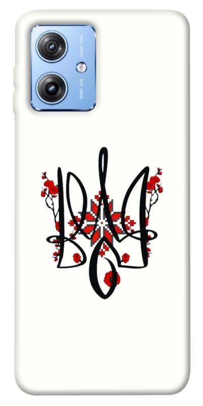 Чохол itsPrint Flower symbol для Motorola Moto G84, love ukraine, купити оптом з доставкою