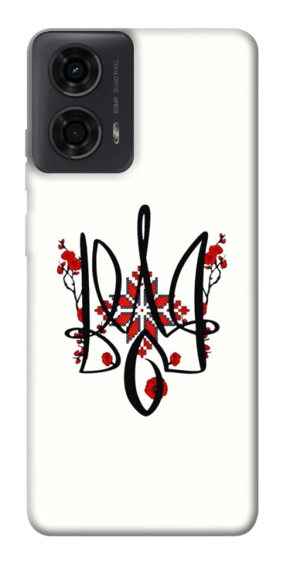 Чохол itsPrint Flower symbol для Motorola Moto G24, love ukraine, купити оптом з доставкою