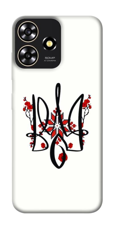 Чохол itsPrint Flower symbol для ZTE Blade A73 4G, love ukraine, купити оптом з доставкою
