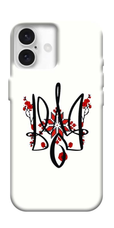 Чохол itsPrint Flower symbol для Apple iPhone 16 (6.1"), love ukraine, купити оптом з доставкою