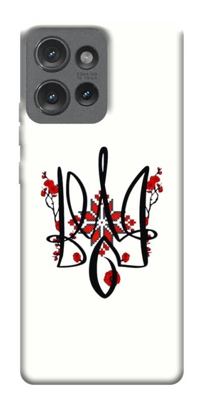 Чохол itsPrint Flower symbol для Motorola Edge 50, love ukraine, купити оптом з доставкою