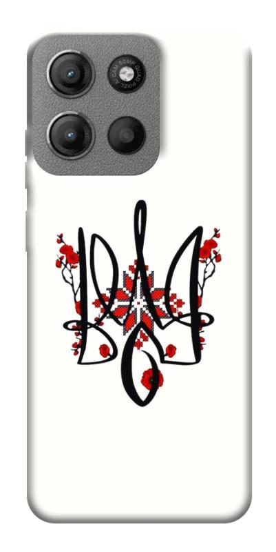 Чохол itsPrint Flower symbol для Motorola Moto G15 4G, love ukraine, купити оптом з доставкою