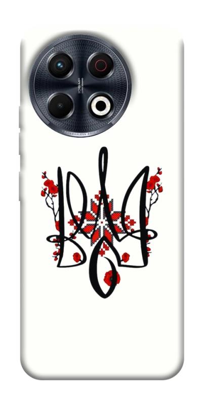 Чохол itsPrint Flower symbol для TECNO Spark 30 Pro (KL7), love ukraine, купити оптом з доставкою