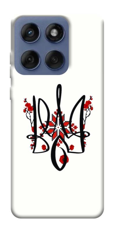 Чохол itsPrint Flower symbol для Motorola Edge 60 Fusion, love ukraine, купити оптом з доставкою