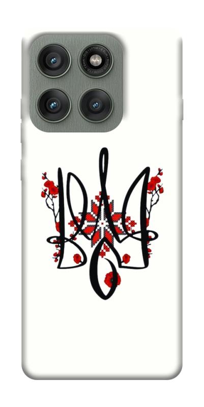 Чохол itsPrint Flower symbol для Motorola Edge 60 Pro, love ukraine, купити оптом з доставкою