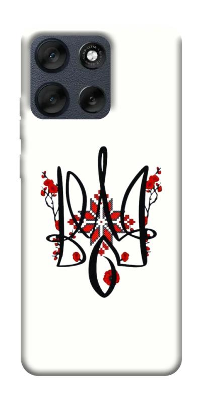 Чохол itsPrint Flower symbol для Motorola Moto G56 5G, love ukraine, купити оптом з доставкою