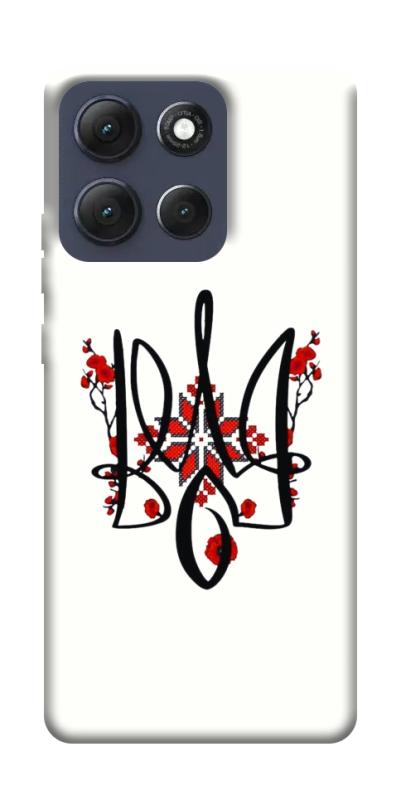 Чохол itsPrint Flower symbol для Motorola Moto G86 Power, love ukraine, купити оптом з доставкою