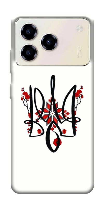 Чохол itsPrint Flower symbol для ZTE Blade A76, love ukraine, купити оптом з доставкою