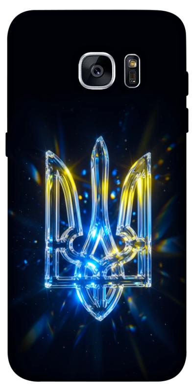 Чохол itsPrint Glass trident для Samsung G935F Galaxy S7 Edge, love ukraine, купити оптом з доставкою