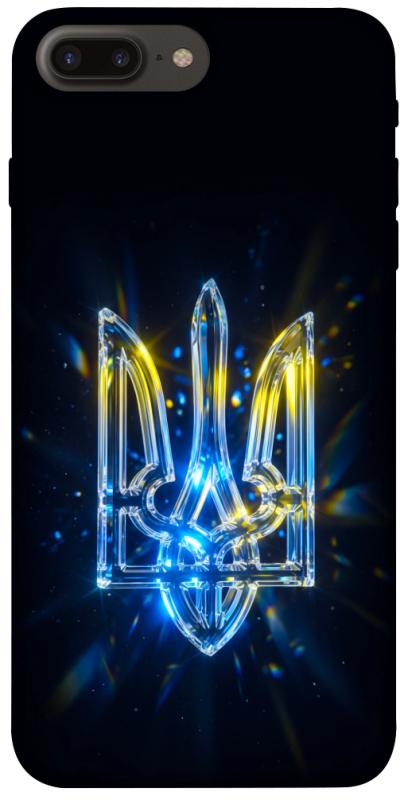 Чохол itsPrint Glass trident для Apple iPhone 7 plus / 8 plus (5.5"), love ukraine, купити оптом з доставкою