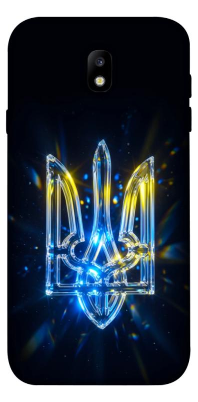 Чохол itsPrint Glass trident для Samsung J730 Galaxy J7 (2017), love ukraine, купити оптом з доставкою