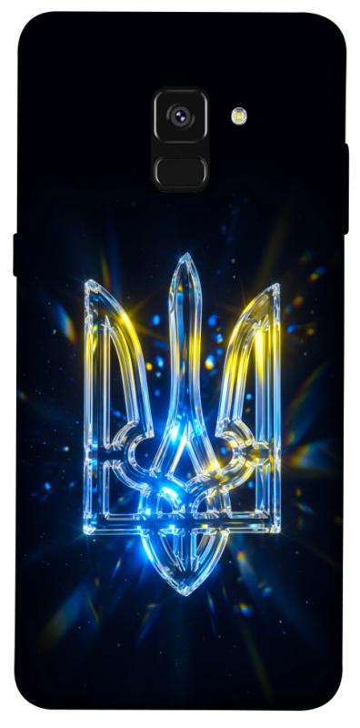 Чохол itsPrint Glass trident для Samsung A530 Galaxy A8 (2018), love ukraine, купити оптом з доставкою