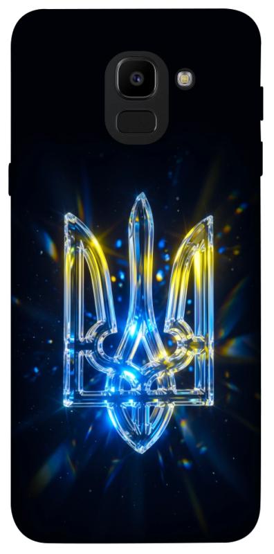 Чохол itsPrint Glass trident для Samsung J600F Galaxy J6 (2018), love ukraine, купити оптом з доставкою