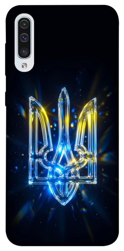 Чохол itsPrint Glass trident для Samsung Galaxy A50 (A505F) / A50s / A30s, love ukraine, купити оптом з доставкою