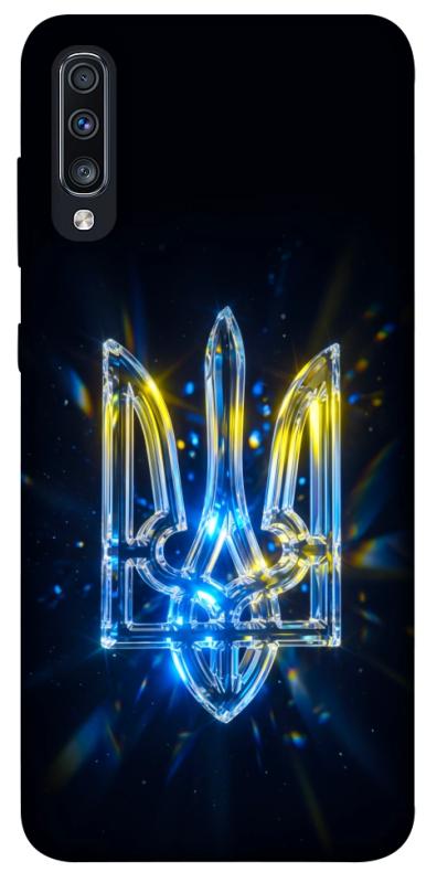 Чохол itsPrint Glass trident для Samsung Galaxy A70 (A705F), love ukraine, купити оптом з доставкою