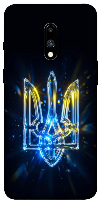Чохол itsPrint Glass trident для OnePlus 7, love ukraine, купити оптом з доставкою