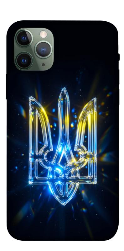 Чохол itsPrint Glass trident для Apple iPhone 11 Pro (5.8"), love ukraine, купити оптом з доставкою