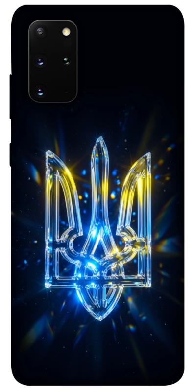 Чохол itsPrint Glass trident для Samsung Galaxy S20+, love ukraine, купити оптом з доставкою