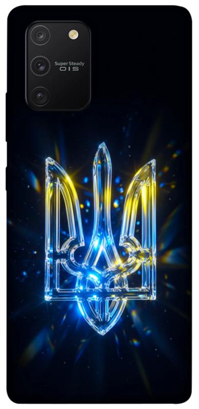 Чохол itsPrint Glass trident для Samsung Galaxy S10 Lite, love ukraine, купити оптом з доставкою
