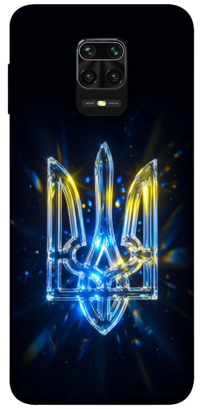 Чохол itsPrint Glass trident для Xiaomi Redmi Note 9s / Note 9 Pro / Note 9 Pro Max, love ukraine, купити оптом з доставкою
