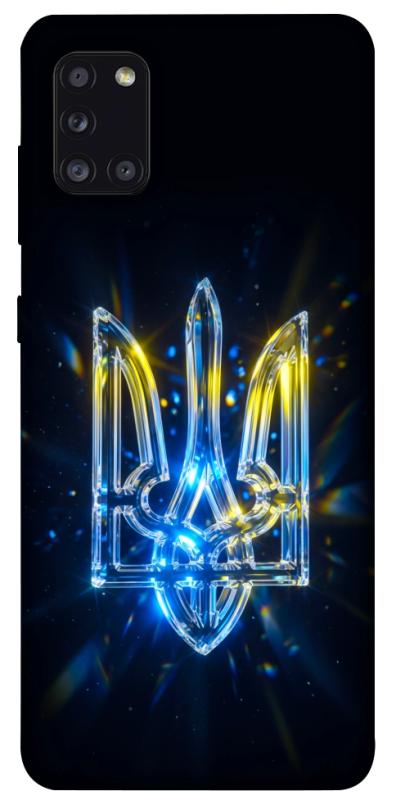 Чохол itsPrint Glass trident для Samsung Galaxy A31, love ukraine, купити оптом з доставкою