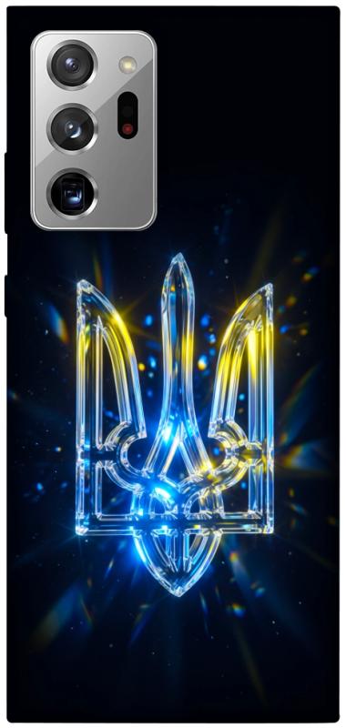 Чохол itsPrint Glass trident для Samsung Galaxy Note 20 Ultra, love ukraine, купити оптом з доставкою