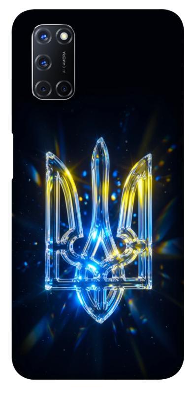 Чохол itsPrint Glass trident для Oppo A52 / A72 / A92, love ukraine, купити оптом з доставкою