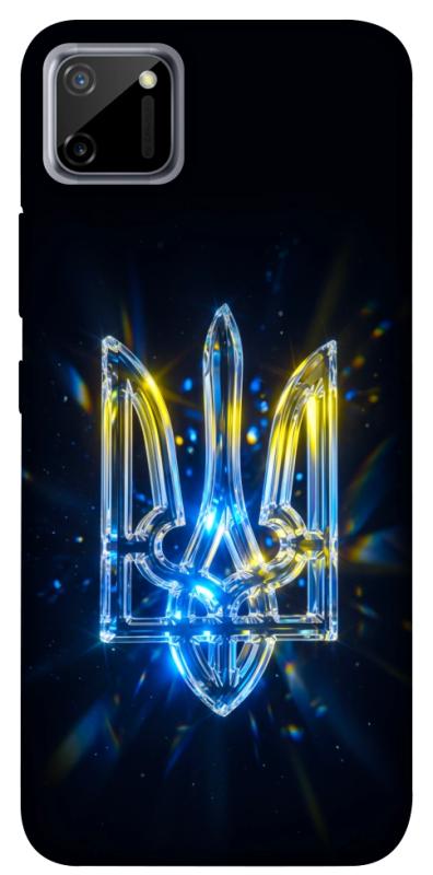 Чохол itsPrint Glass trident для Realme C11, love ukraine, купити оптом з доставкою