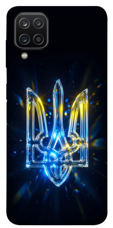Чохол itsPrint Glass trident для Samsung Galaxy A12, love ukraine, купити оптом з доставкою