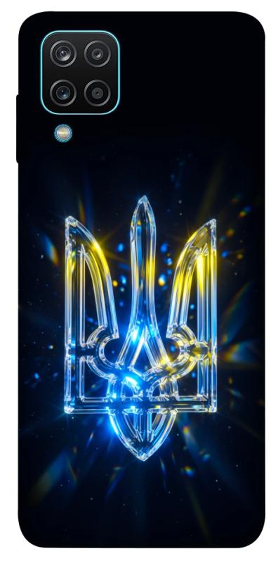 Чохол itsPrint Glass trident для Samsung Galaxy A12, love ukraine, купити оптом з доставкою