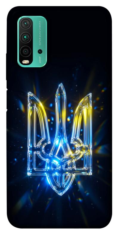 Чохол itsPrint Glass trident для Xiaomi Redmi Note 9 4G / Redmi 9 Power / Redmi 9T, love ukraine, купити оптом з доставкою