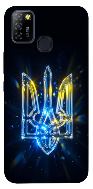 Чохол itsPrint Glass trident для Infinix Hot 10 Lite, love ukraine, купити оптом з доставкою